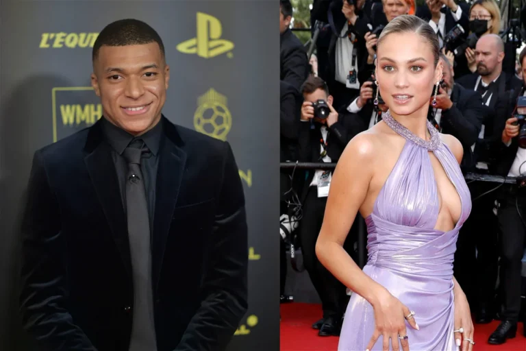 Kylian Mbappe z Rose Bertram