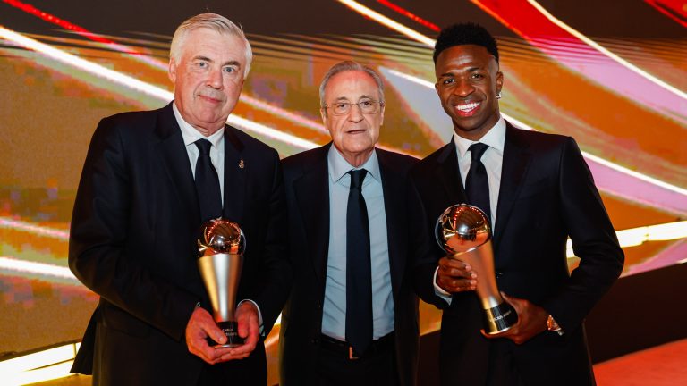 Perez, Ancelotti i Vinicius